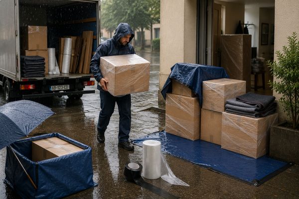 Comment protéger vos cartons de l"humidité lors d"un déménagement pluvieux : 10 astuces incontournables