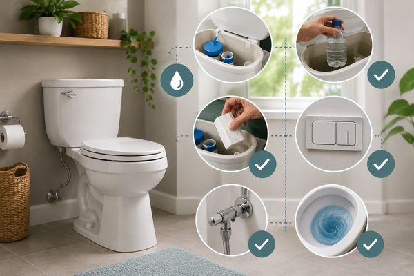 Conseils d'experts pour économiser de l'eau avec vos toilettes