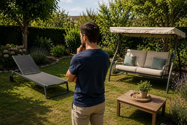Savoir faire son choix : transat jardin fixe ou balancelle ?