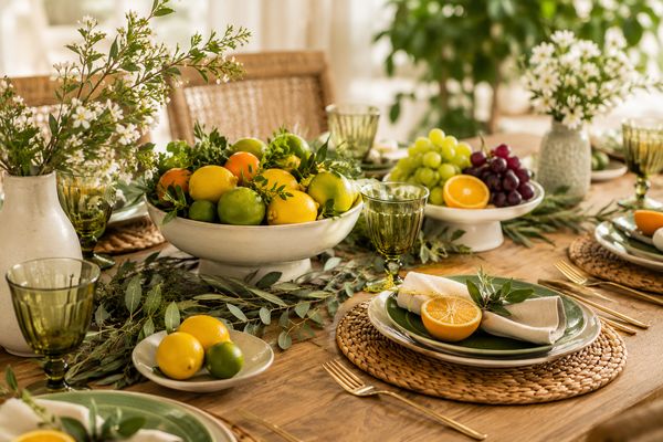 Utiliser les fruits dans la décoration de table
